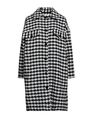 EXTE Cappotto Nero 70% Poliestere, 20% Lana, 10% Viscosa