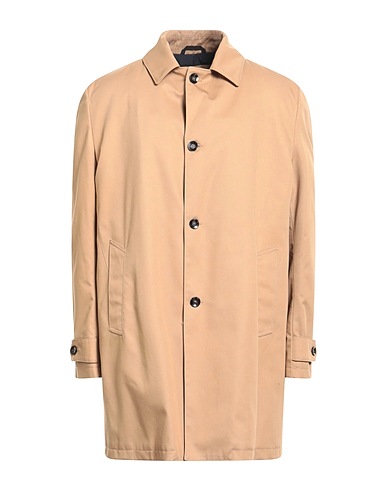 OFFICINA 36 Coat Camel 65% Polyester, 35% Cotton