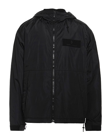 MARCELO BURLON Jacket Black 100% Polyamide, PVC - Polyvinyl chloride