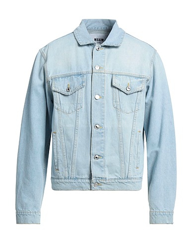 MSGM Denim jacket Blue 100% Cotton