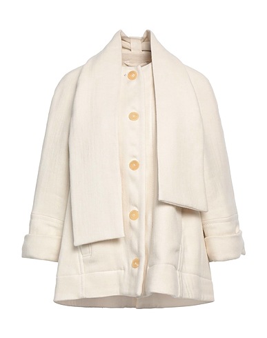 HIGH Coat Off white 45% Virgin Wool, 42% Hemp, 11% Nylon, 2% Cotton