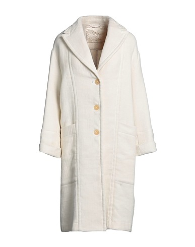 HIGH Coat Ivory 45% Virgin Wool, 42% Hemp, 11% Nylon, 2% Cotton