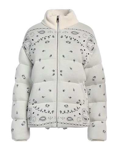ALANUI Steppjacke Weiß 100% Schurwolle