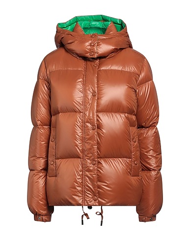 EMMA & GAIA RED Shell jacket Brown 100% Polyamide