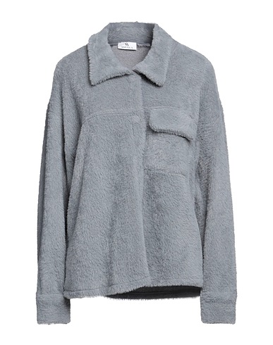 SIMONA A Teddy Coat Grey 55% Polyester, 45% Polyacrylic