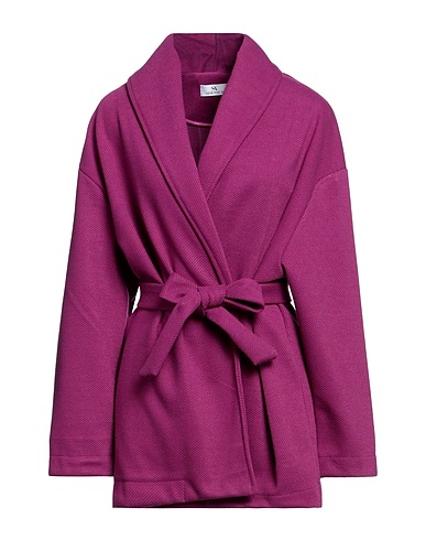 SIMONA A Coat Mauve 95% Polyester, 5% Elastane