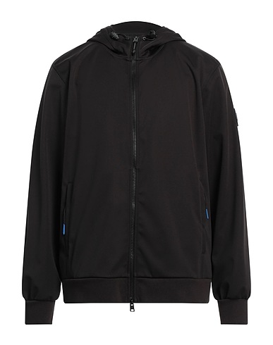 WOOLRICH Bomber SOFT SHELL FZ HOODIE 
 Black 100% Polyester