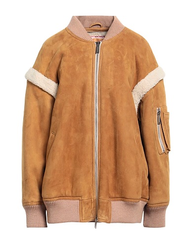 DSQUARED2 Bomber Cammello Pelle di agnello