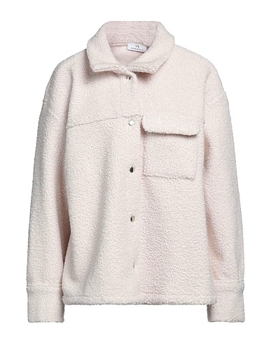 SIMONA A Teddy Coat Ivory 100% Polyester