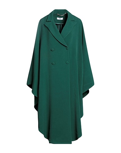 JIJIL Cappa Verde scuro 63% Poliestere, 32% Viscosa, 5% Elastan