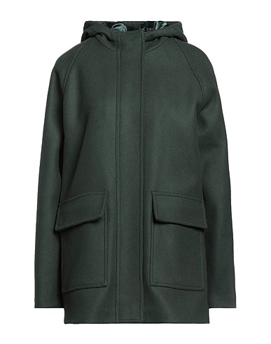 ASPESI Coat Dark green 69% Virgin Wool, 26% Polyamide, 5% Cashmere