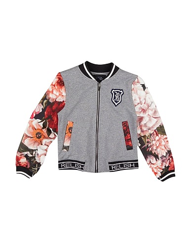 RELISH Jacket Light grey 60% Polyester, 35% Cotton, 5% Elastane