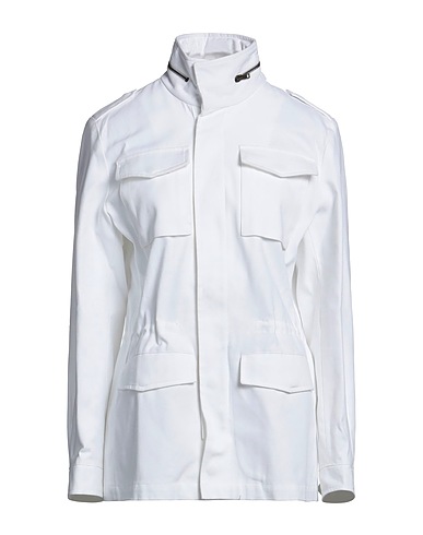 MP MASSIMO PIOMBO Jacket White 100% Cotton