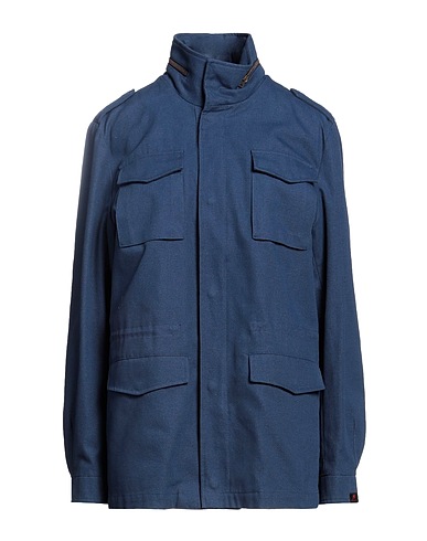 MP MASSIMO PIOMBO Giubbotto Blu navy 100% Cotone