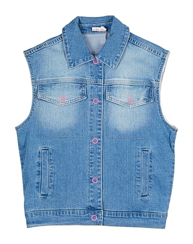 BILLIEBLUSH Denim jacket Blue 99% Cotton, 1% Elastane