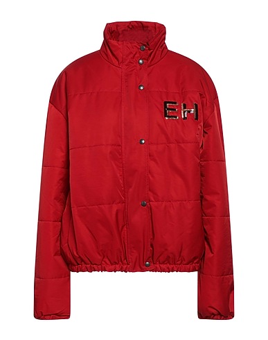 HAPPINESS Steppjacke Rot 52% Polyamid, 48% Polyester