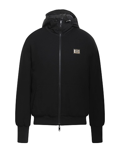 DOLCE&GABBANA Bomber Black 69% Viscose, 18% Polyamide, 10% Polyester, 3% Elastane