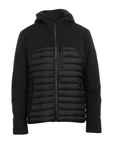 RETRÒ Shell  jacket Black 98% Polyester, 2% Elastane