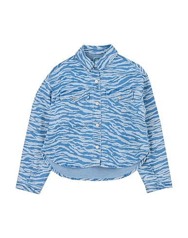 KENZO KIDS Denim shirt Blue 98% Cotton, 2% Elastane