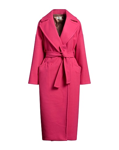 VICOLO Coat Magenta 100% Polyester