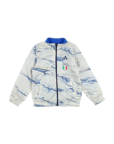 ADIDAS Jacke Italy Anthem Jacket
 Elfenbein 100% Recyceltes Polyamid