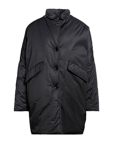 MM6 MAISON MARGIELA Coat Black 66% Polyester, 34% Cotton