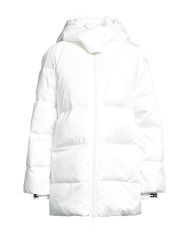 ELISABETTA FRANCHI Shell jacket White 100% Polyester