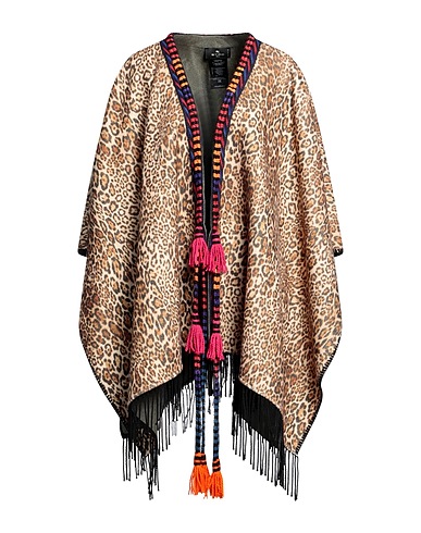 ETRO Cape Beige 100% Laine, Polyester, Acrylique