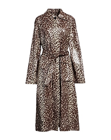 JIL SANDER Trench coat 81% Cotton, 19% Silk