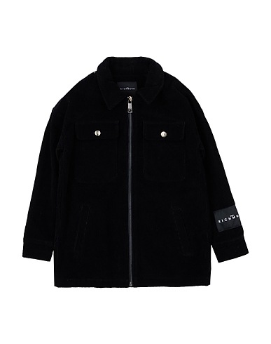 JOHN RICHMOND Coat Black 100% Cotton