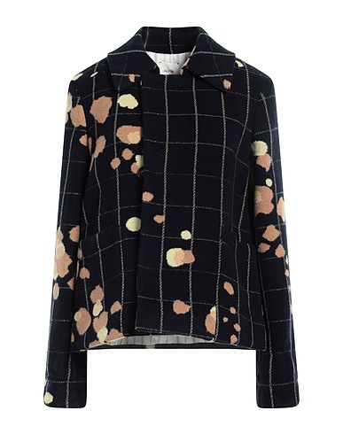 ALYSI Coat Midnight blue 60% Wool, 22% Polyamide, 14% Viscose, 4% Other Fibres