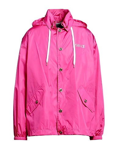 VERSACE Jacket Fuchsia 100% Polyamide, Cotton