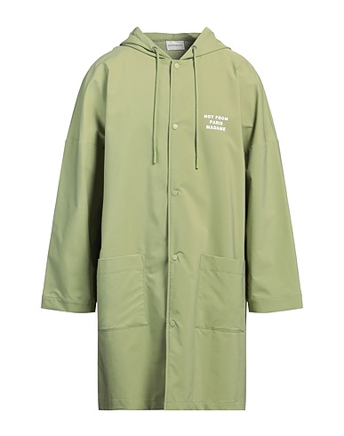 DRÔLE DE MONSIEUR Full-length jacket Light green 100% Polyester