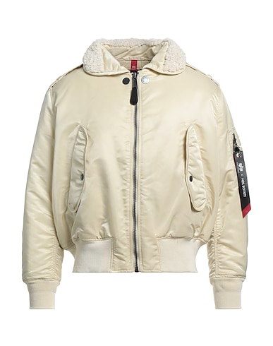 ALPHA INDUSTRIES x NEIL BARRETT Bomber Beige 100% Nylon