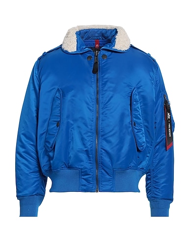 ALPHA INDUSTRIES x NEIL BARRETT Bomber Blue 100% Nylon