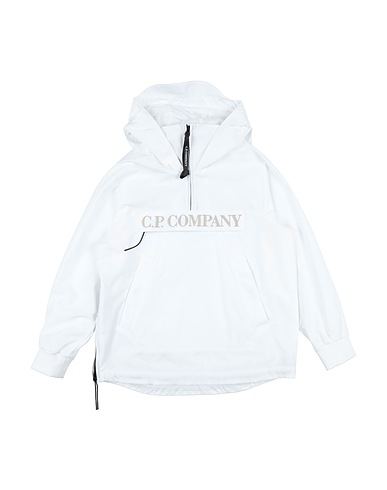 C.P. COMPANY UNDERSIXTEEN Lange Jacke Weiß 100% Polyester