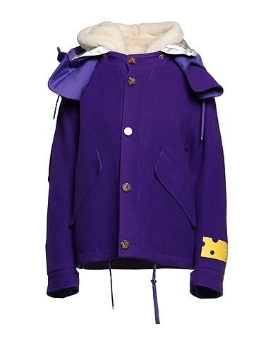 OFF-WHITE™ Jacket Purple 75% Virgin Wool, 25% Polyamide, Cotton, Acetate, Viscose