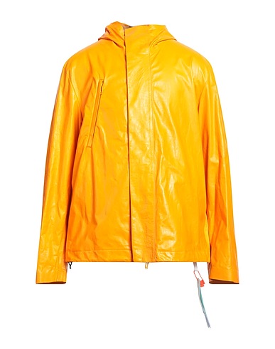 OFF-WHITE™ Jacke Orange 100% Kalbsleder