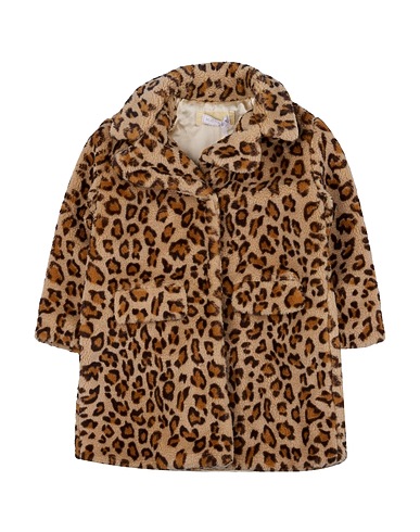 MONNALISA Teddy Coat Beige 100% Polyester