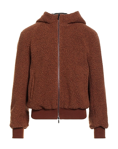 DRUMOHR Giubbotto Marrone 60% Lana, 21% Poliammide, 15% Poliestere, 4% Altre Fibre