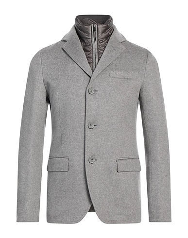 HERNO Jacket Light grey 100% Cashmere