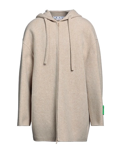 OFF-WHITE™ コート ベージュ バージンウール 80% / ナイロン 20%