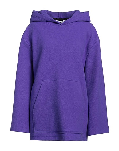 MSGM Hooded sweatshirt Purple 80% Virgin Wool, 20% Polyamide