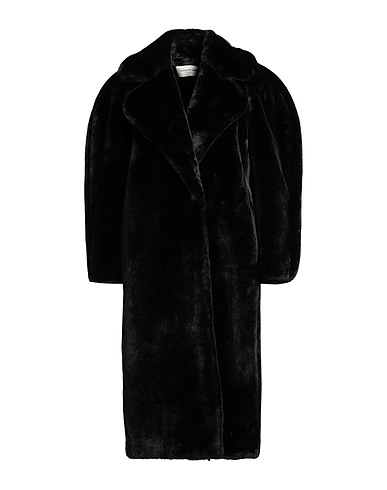 DRIES VAN NOTEN Teddy Coat Black 100% Polyester
