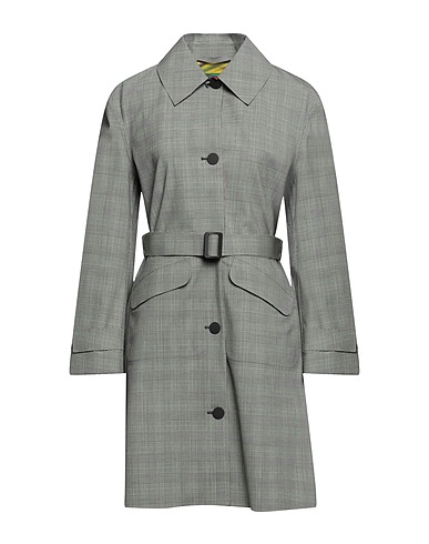 EMPORIO ARMANI Full-length jacket Light grey 52% Polyester, 43% Virgin Wool, 5% Elastane, Polyamide