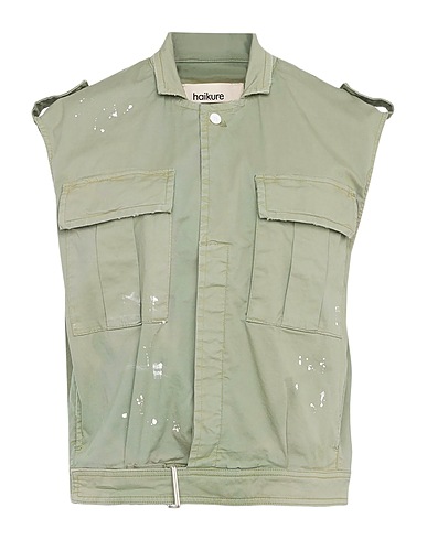 HAIKURE Jacket Military green 97% Cotton, 3% Elastane