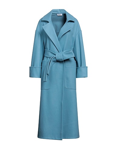 HOPPER Cappotto Blu chiaro 57% Poliestere, 39% Acrilico, 4% Lana