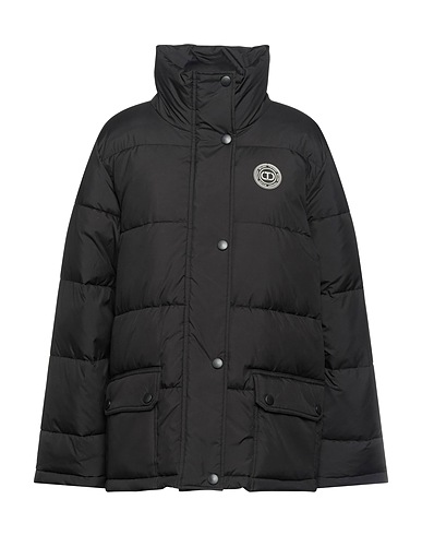 TWINSET Shell  jacket Black 100% Polyester