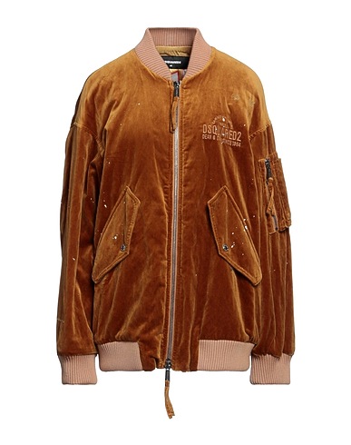 DSQUARED2 Bomber Camel 96% Cotton, 4% Metallic fiber
