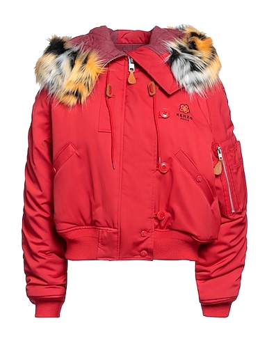 KENZO Bomber Red 52% Polyester, 48% Polyamide, Modacrylic, Acrylic, Wool